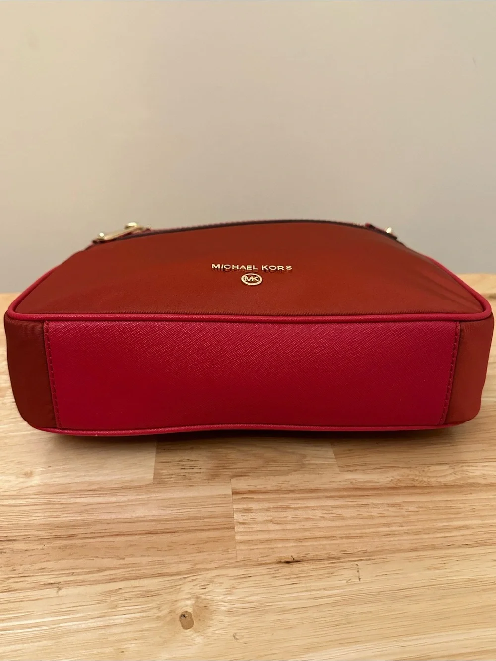 Michael Kors Two-Tone Red and Pink Crossbody Bag